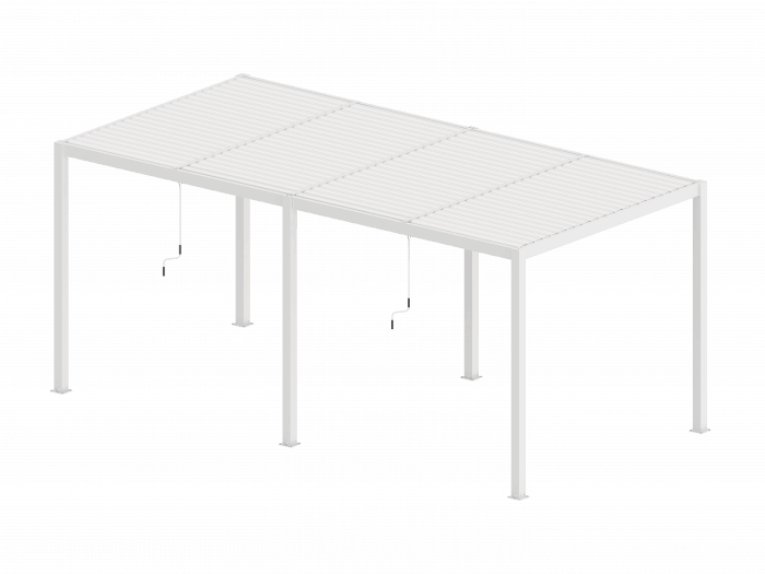 Pergola LUXE 5.8x3m biała