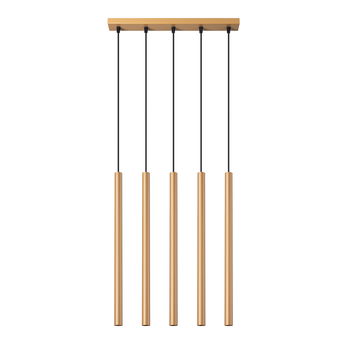 Lampa wisząca PASTELO 5L złota 5xG9