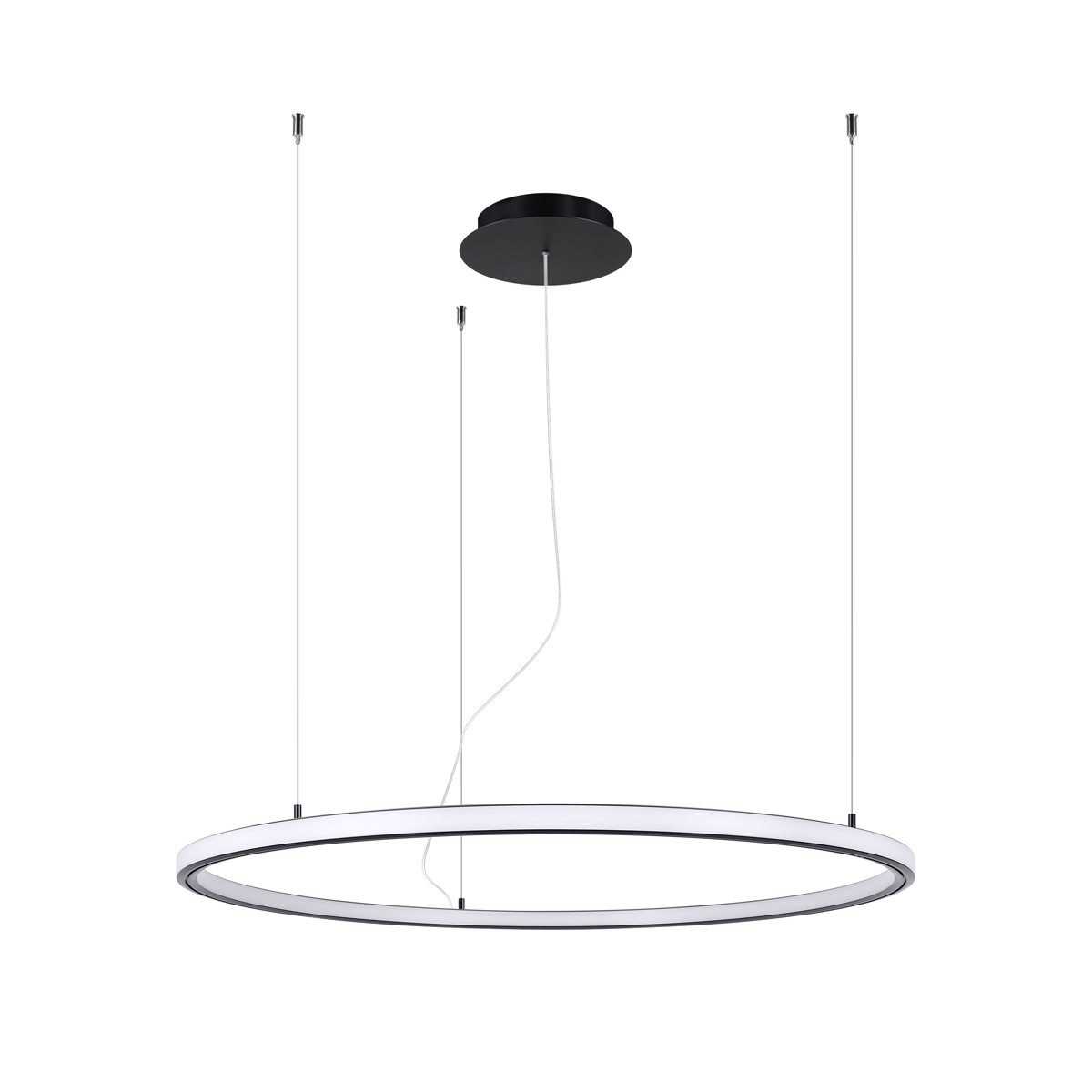 Żyrandol RISA 90 czarny LED 3000K 1xLED