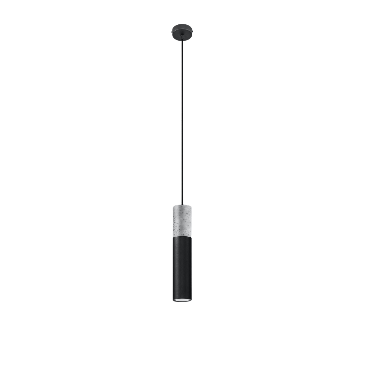 Lampa wisząca BORGIO 1 czarny 1xGU10