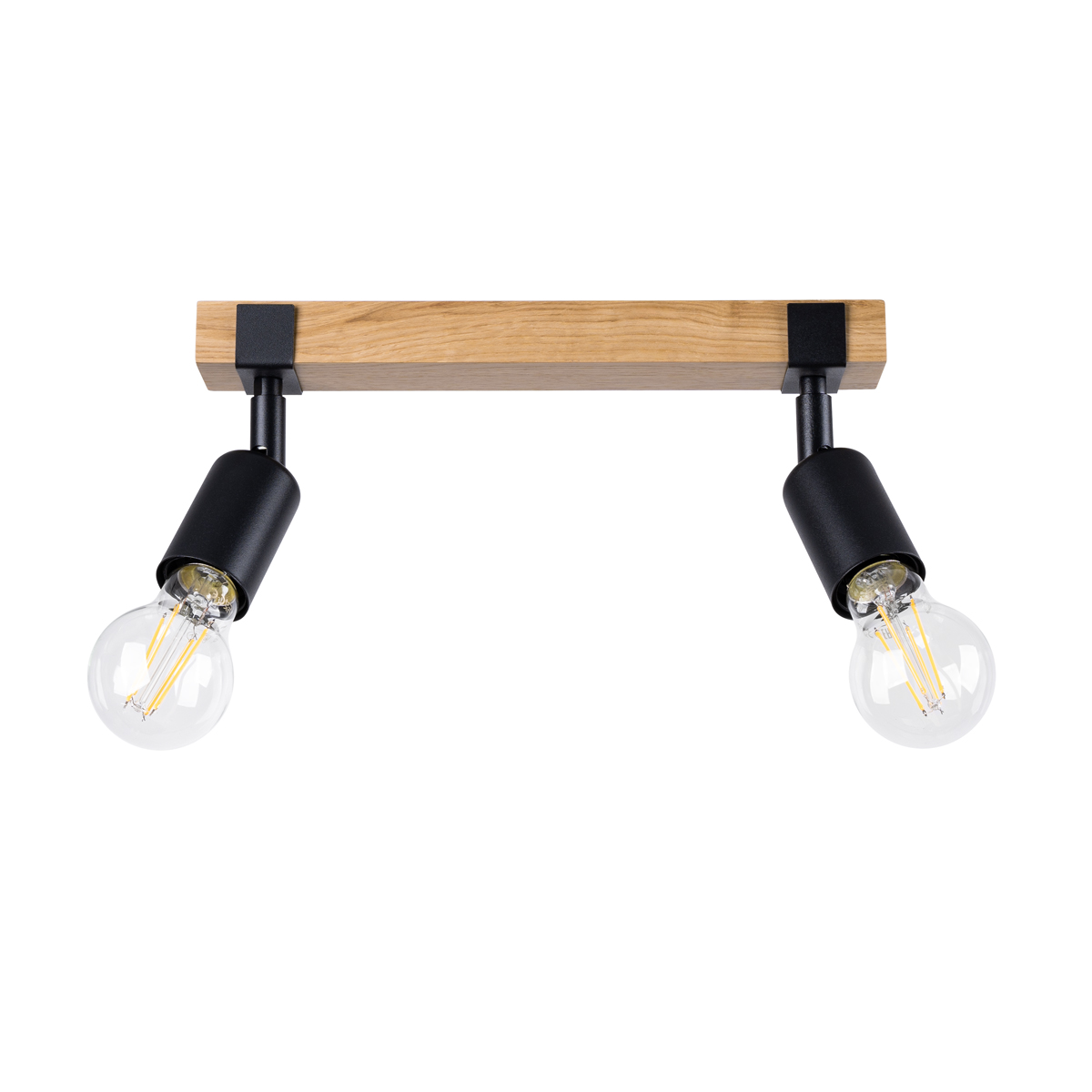 Lampa sufitowa ZUCA 2 czarny 2xE27