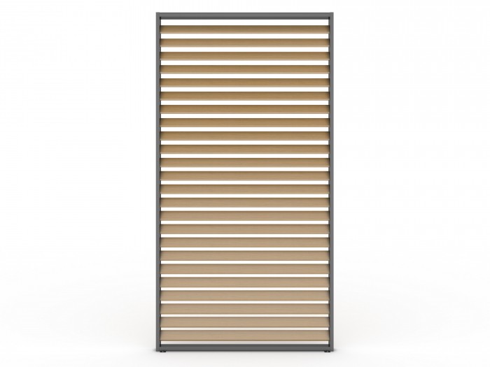Panel żaluzjowy (N) LUXE 123x218cm do 4m drewno