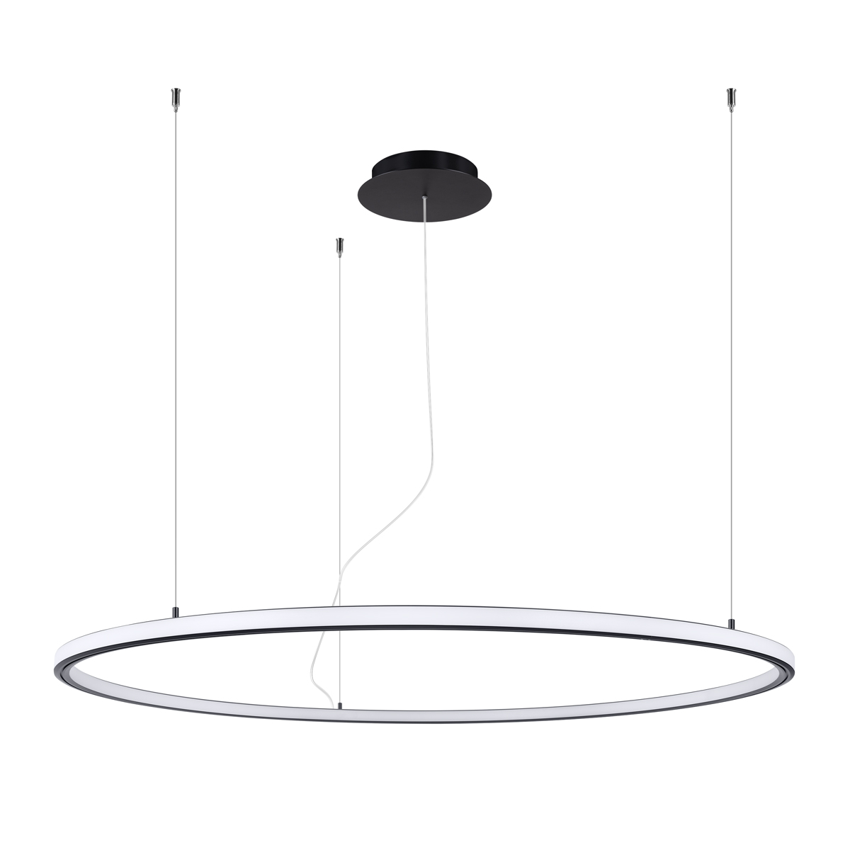 Żyrandol RISA 120 czarny LED 3000K 1xLED