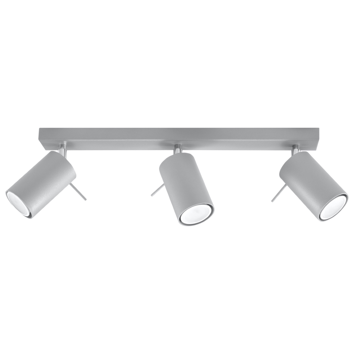 Lampa sufitowa RING 3 szary 3xGU10