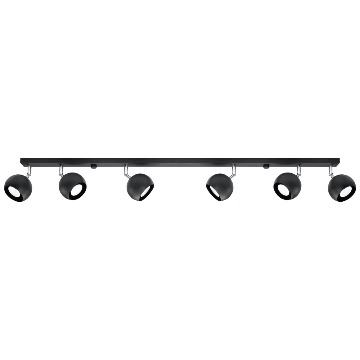 Lampa sufitowa OCULARE 6L czarny 6xGU10