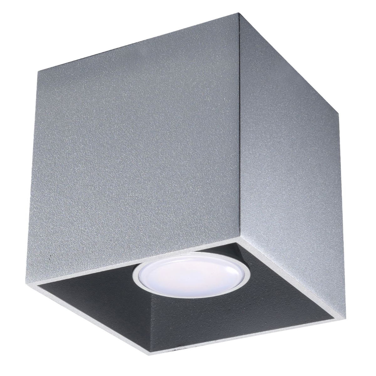 Lampa sufitowa QUAD 1 szary 1xGU10