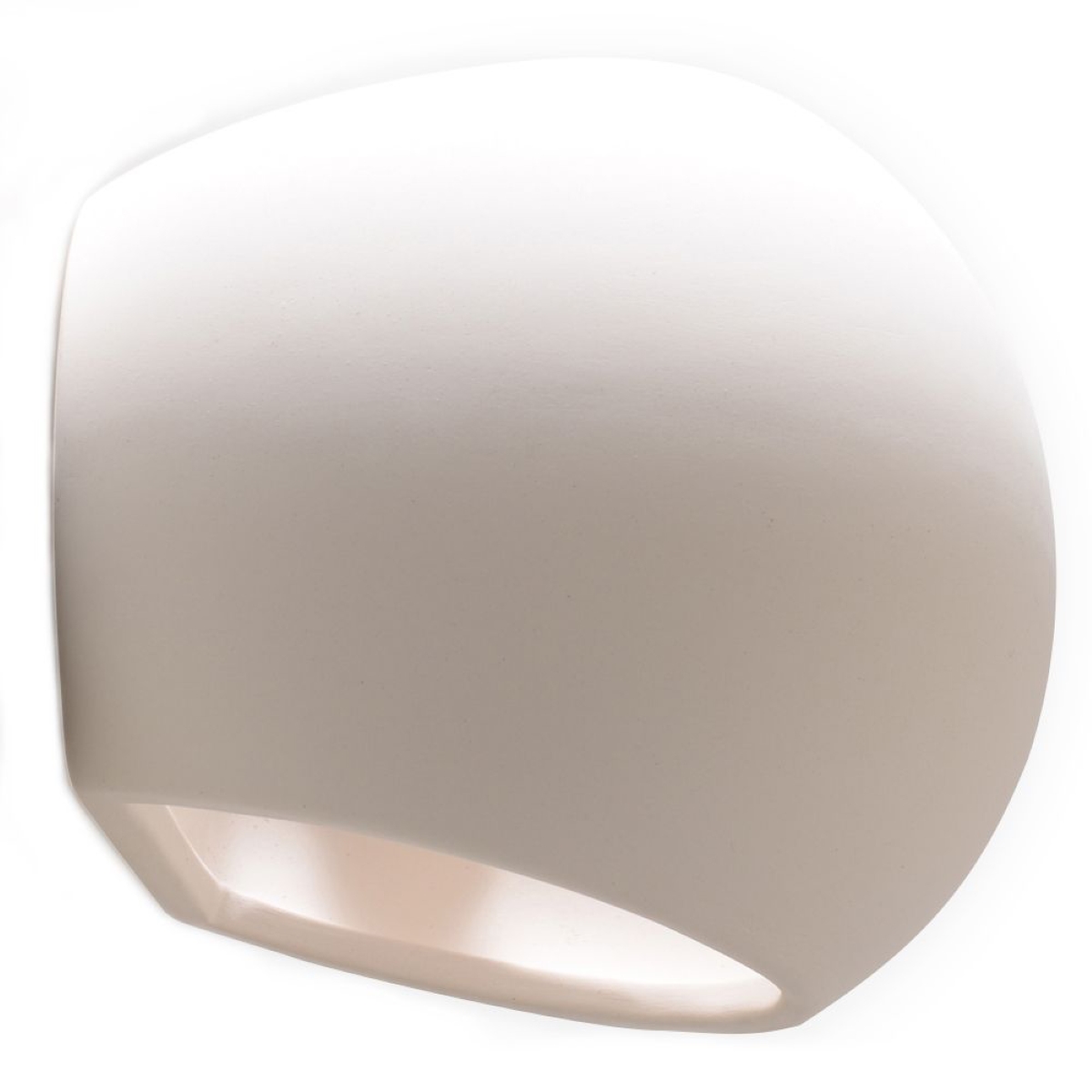 Kinkiet ceramiczny GLOBE biały 1xE27