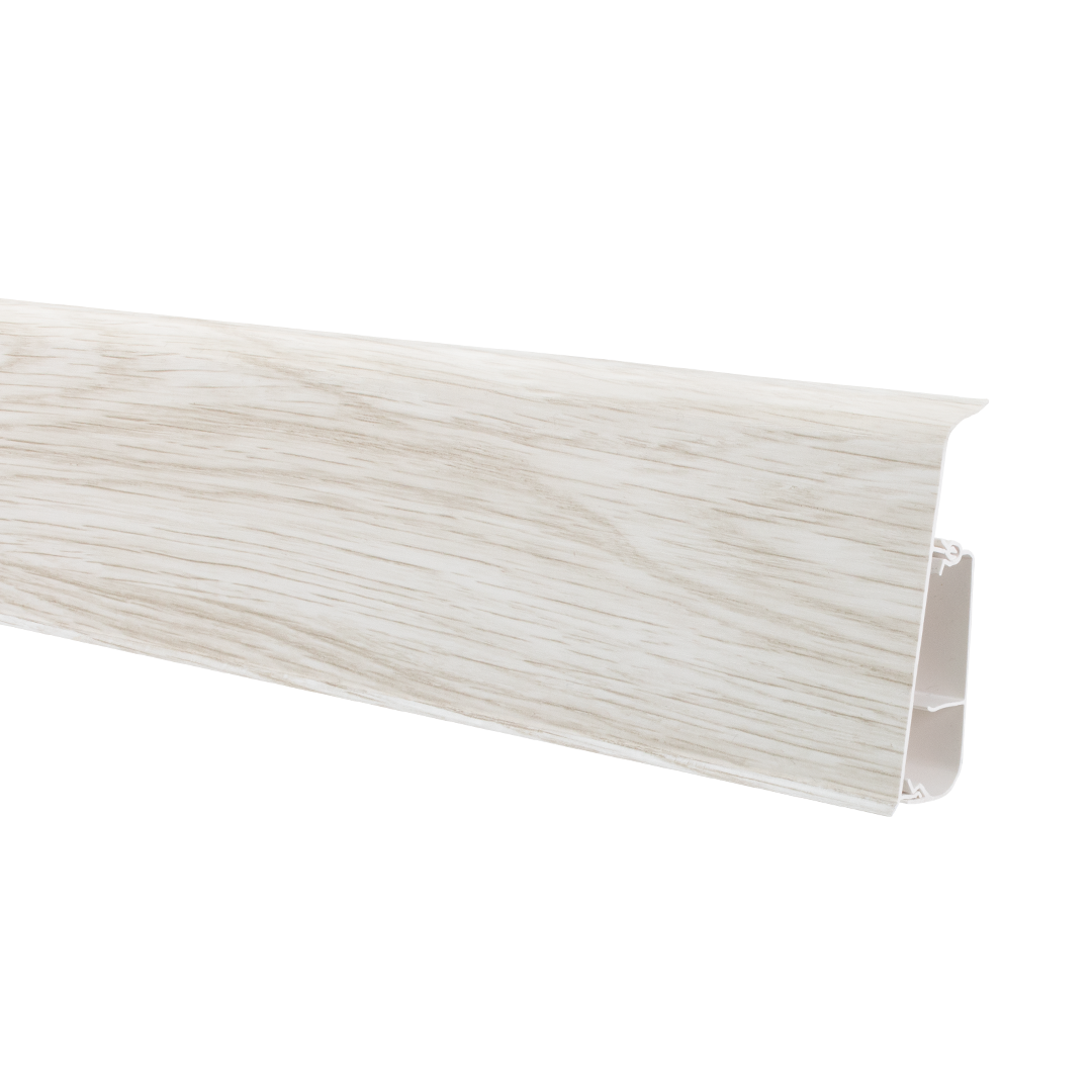 Listwa PCV podłogowa LIMA 72mm/2,5m Gympie White