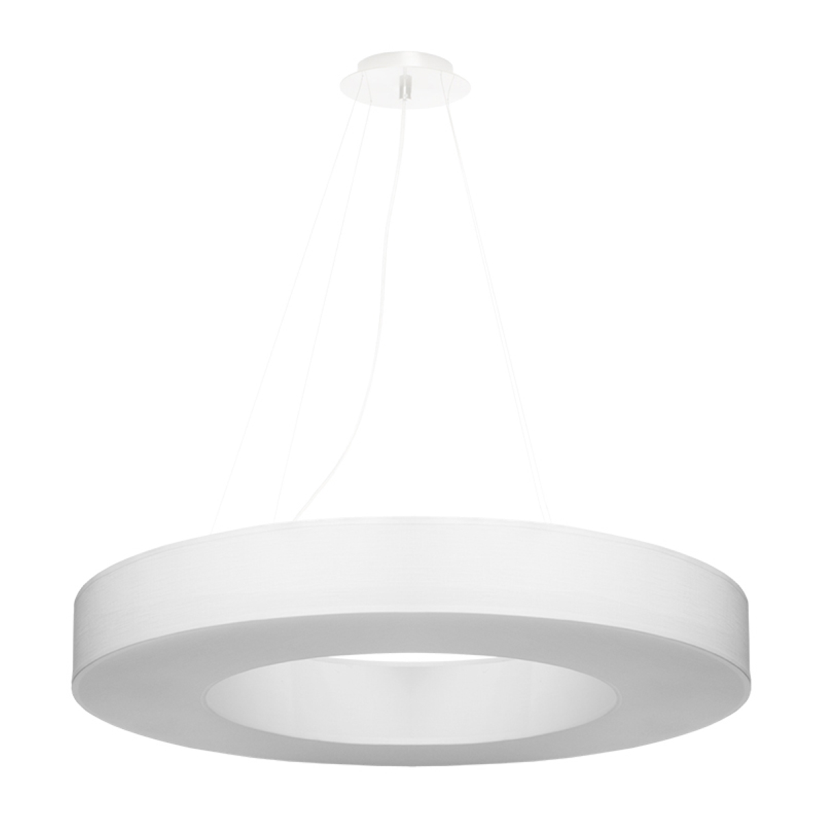 Żyrandol SATURNO SLIM 70 biały 6xE27