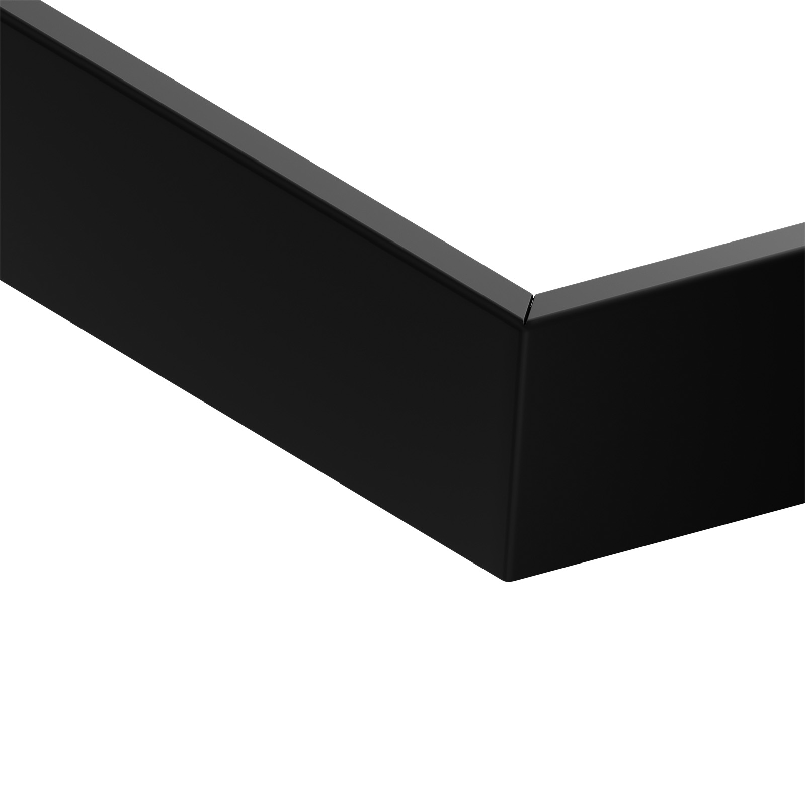 Narożnik Alpha 90° bezszwowy 80x40 Czarny