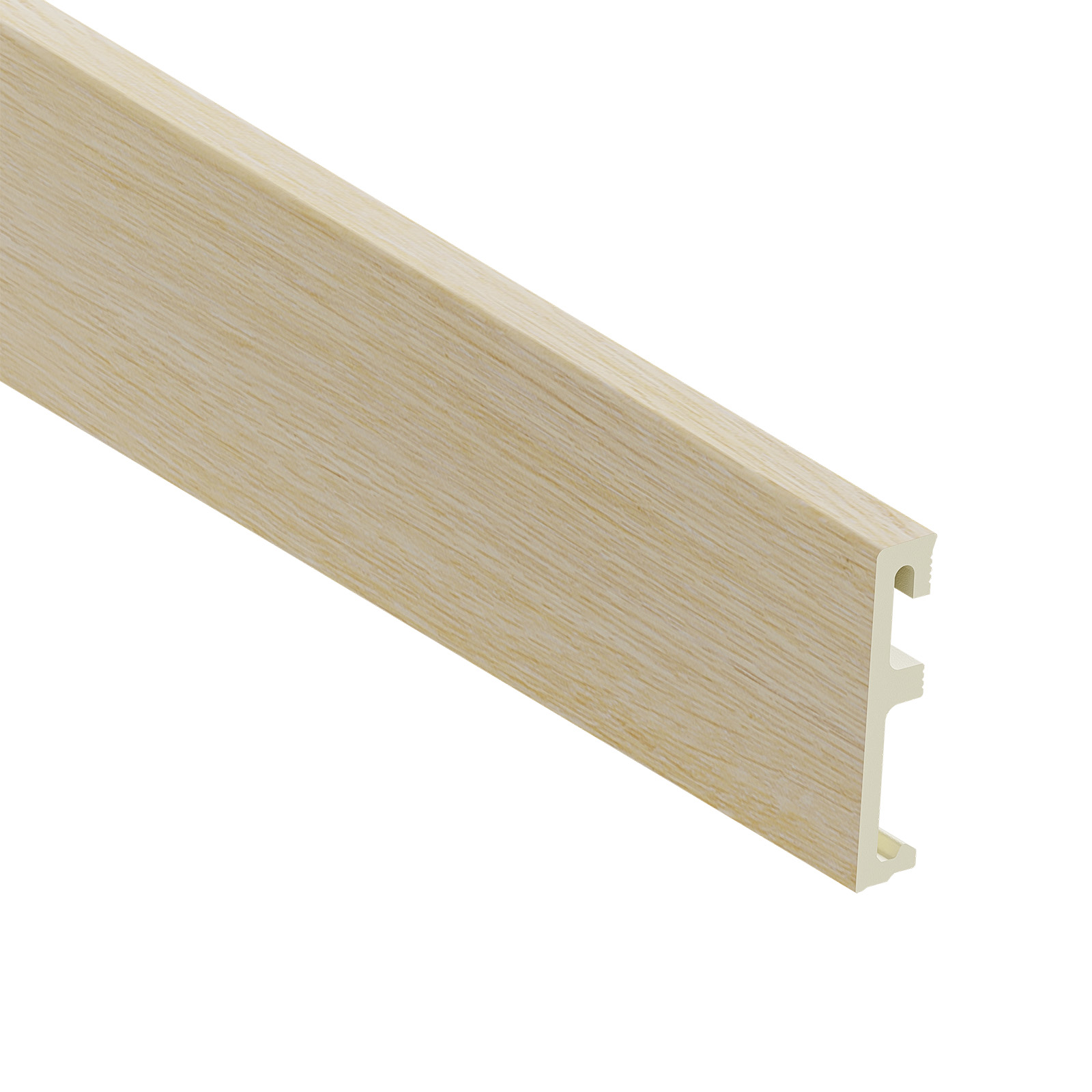 Listwa PS Alpha 80mm/2,4m Unique Oak
