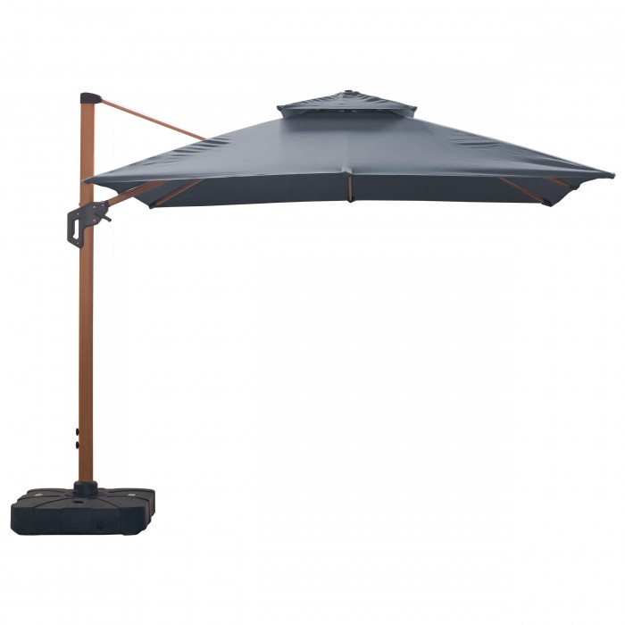 PARASOL OGRODOWY ROMA MID ANTRACYT