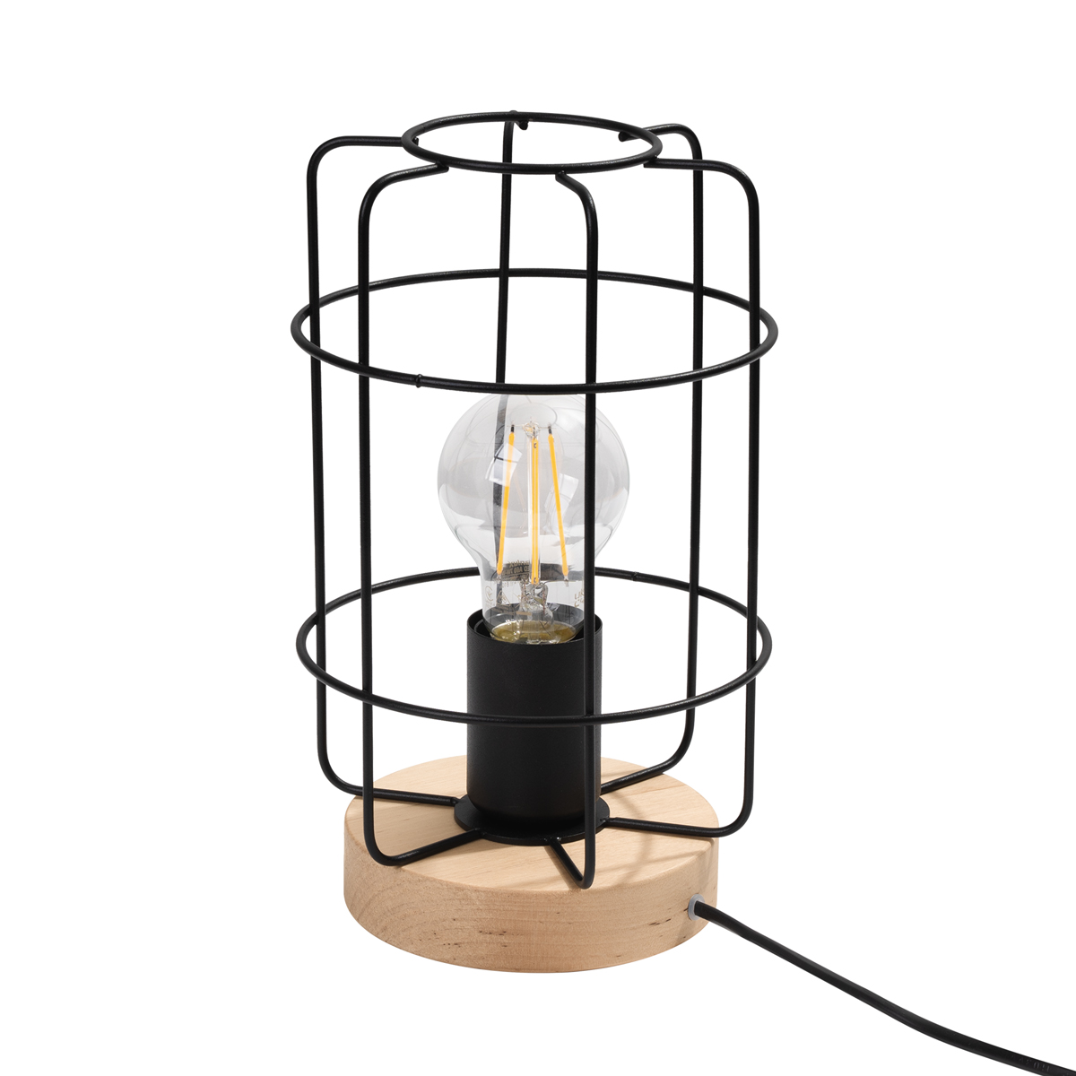 Lampa biurkowa GOTTO czarny 1xE27