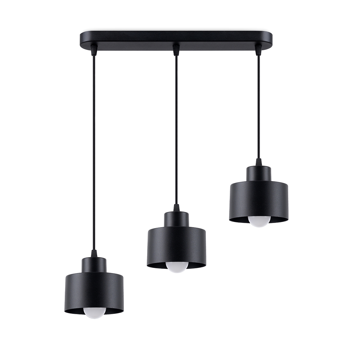Lampa wisząca SAVAR 3 czarna 3xE27