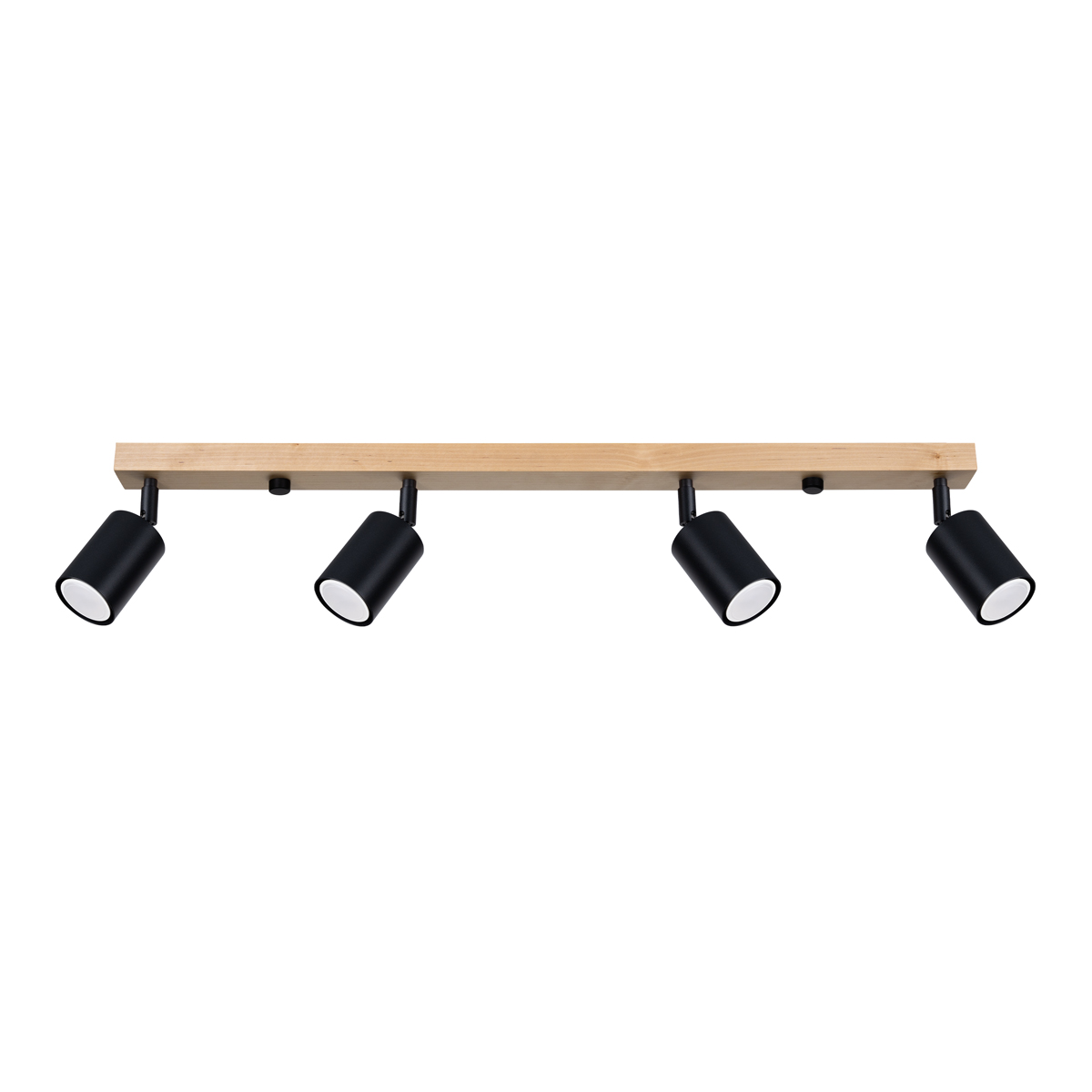 Lampa sufitowa VERDO 4 czarny 4xGU10