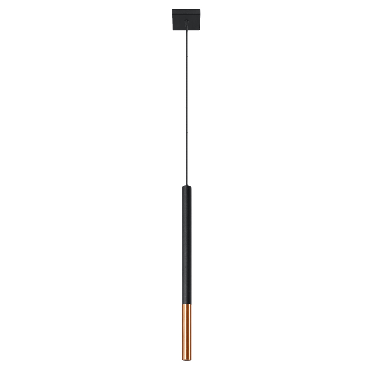 Lampa wisząca MOZAICA 1 czarny/miedź 1xG9