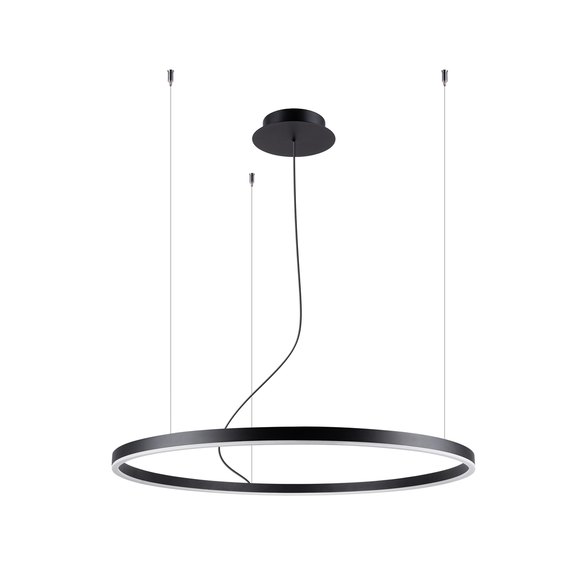 Żyrandol ODA 80 czarny LED 4000K 1xLED