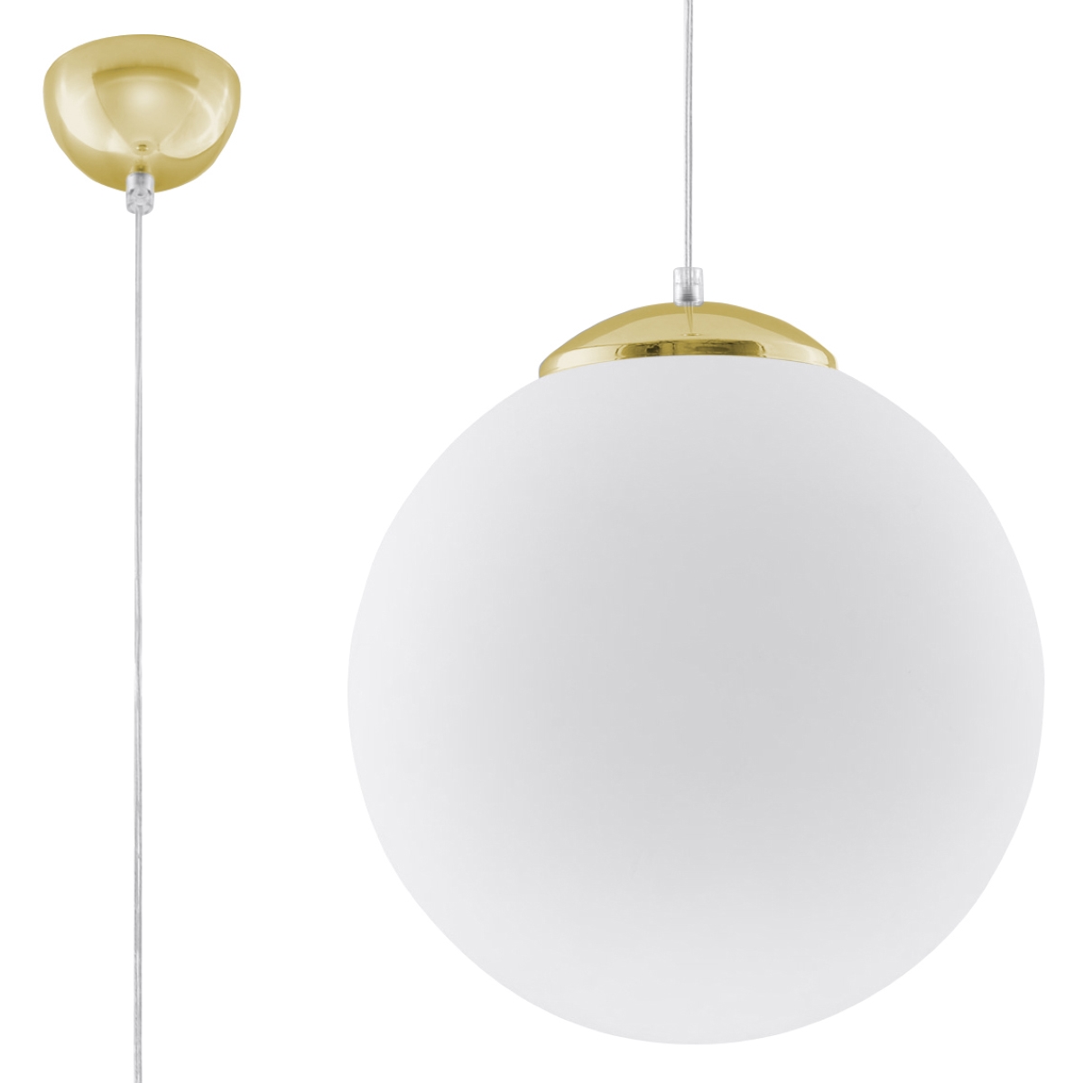 Lampa wisząca UGO 30 złota 1xE27
