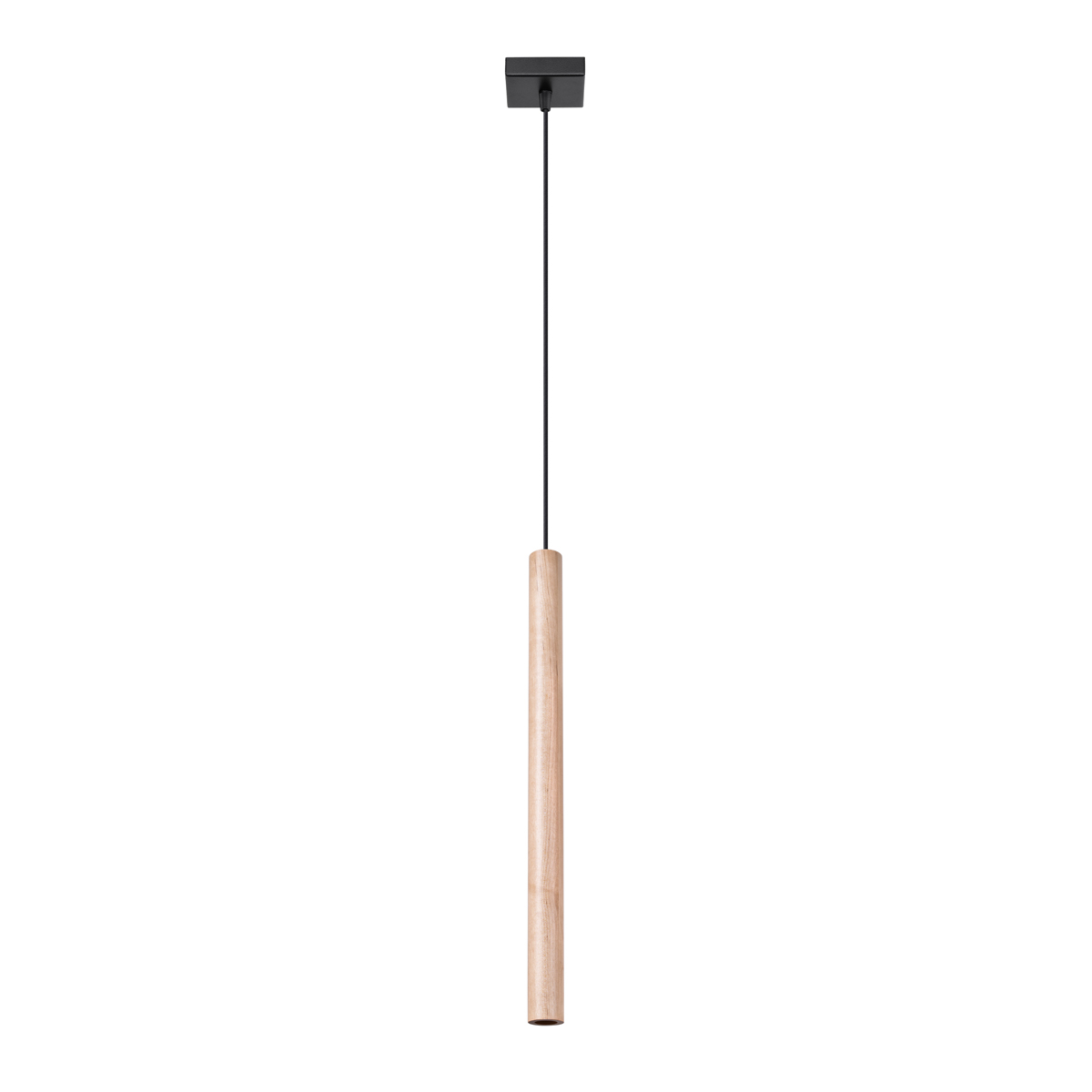 Lampa wisząca PASTELO 1 drewno 1xG9