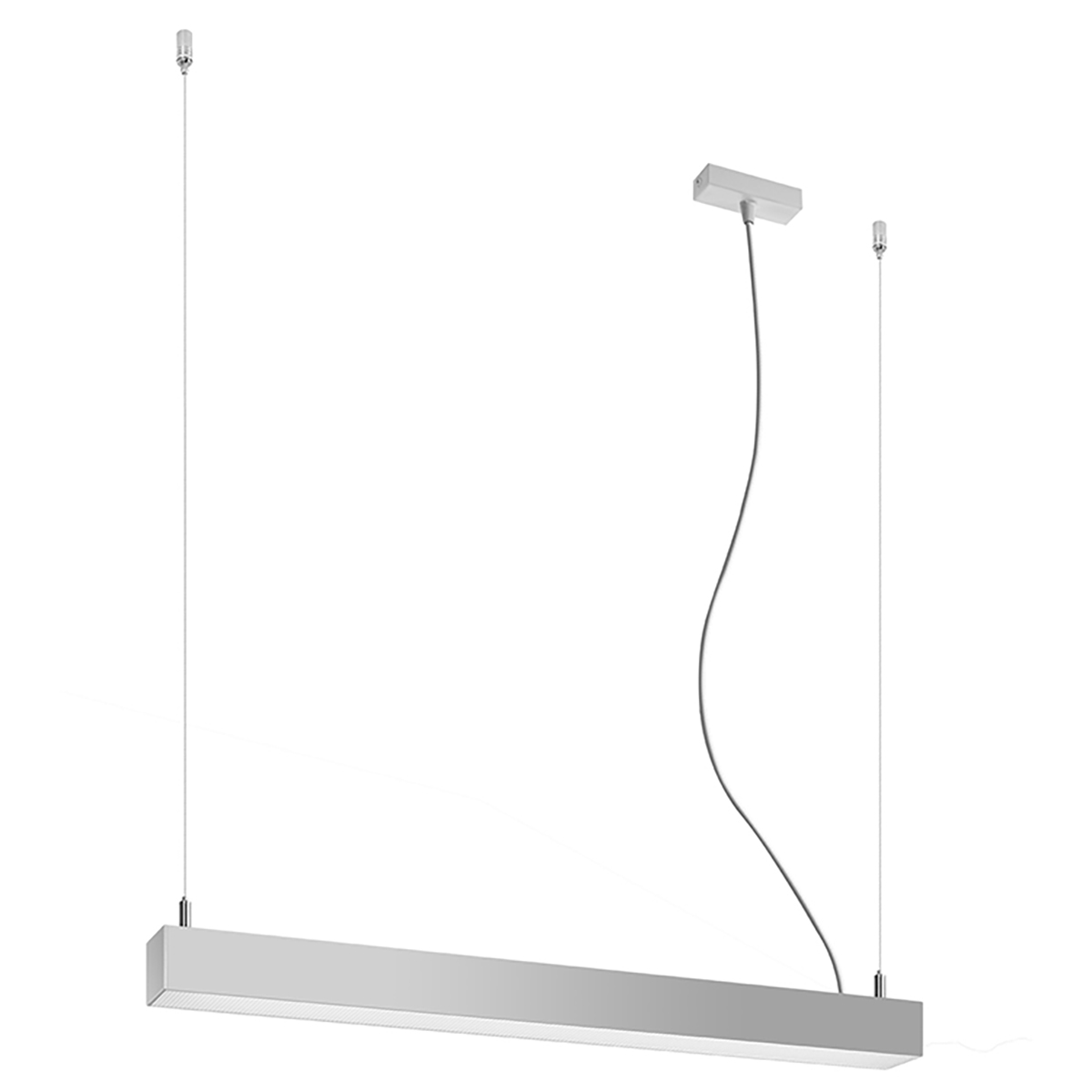 Lampa wisząca PINNE 67 szara 3000K 1xLED