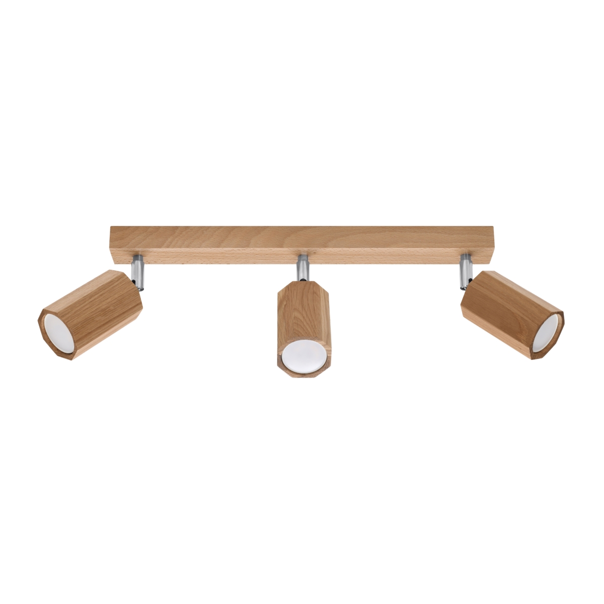 Lampa sufitowa ZEKE 3 dąb 3xGU10