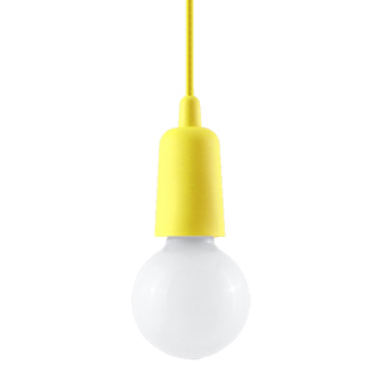 Lampa wisząca DIEGO 1 żółta 1xE27