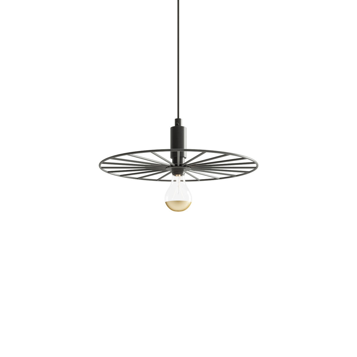 Lampa wisząca SIRKEL 30 czarny 1xE27