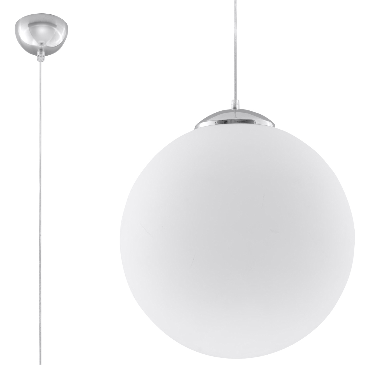 Lampa wisząca UGO 30 chrom 1xE27
