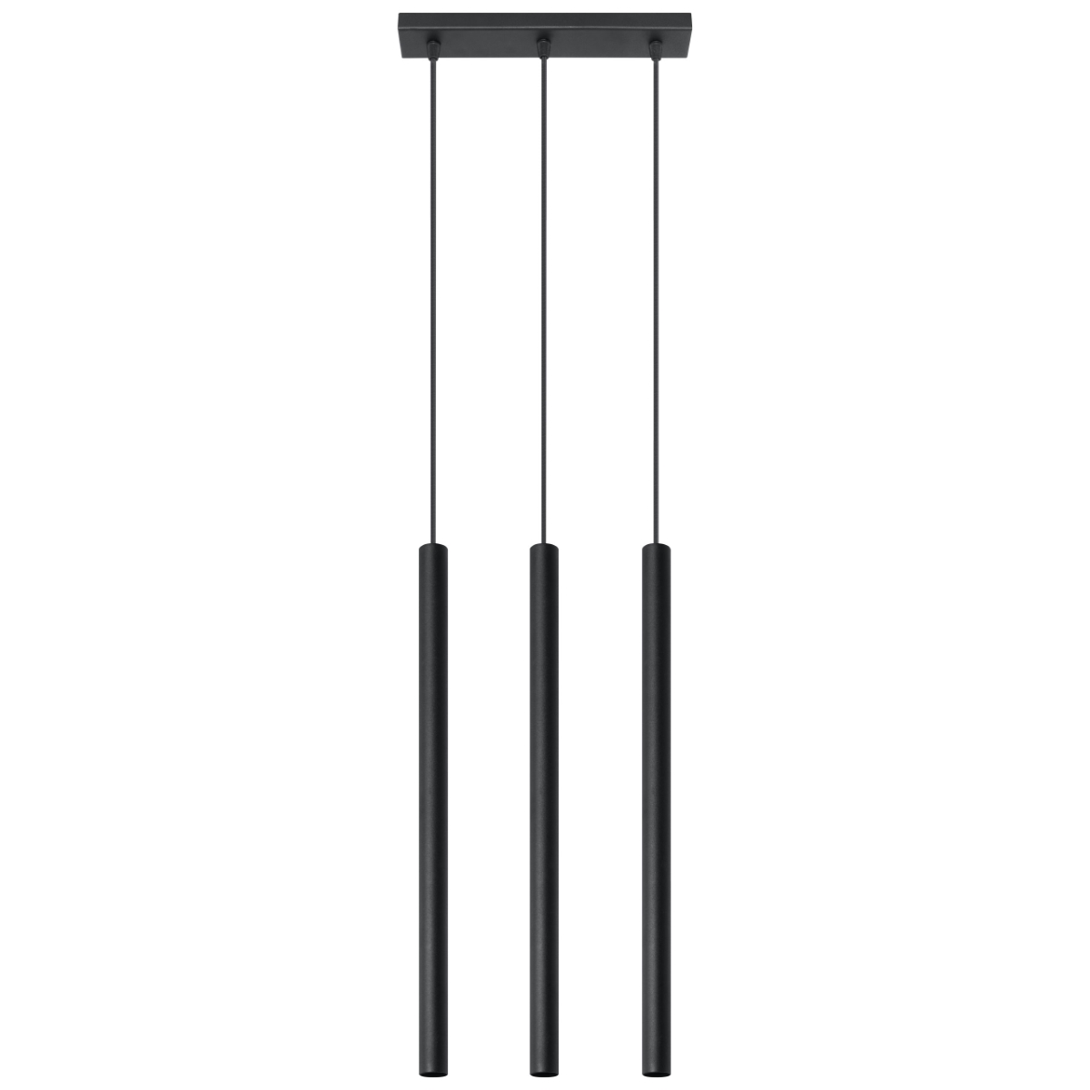 Lampa wisząca PASTELO 3 czarna 3xG9