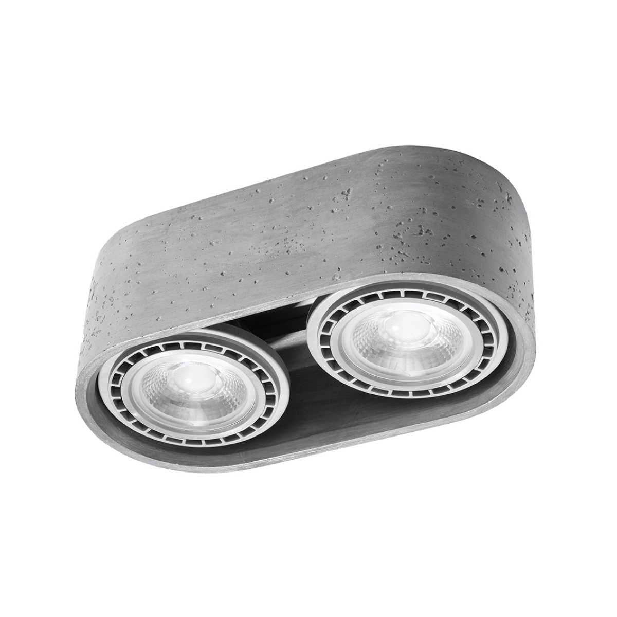 Lampa sufitowa BASIC 2 beton 2xGU10