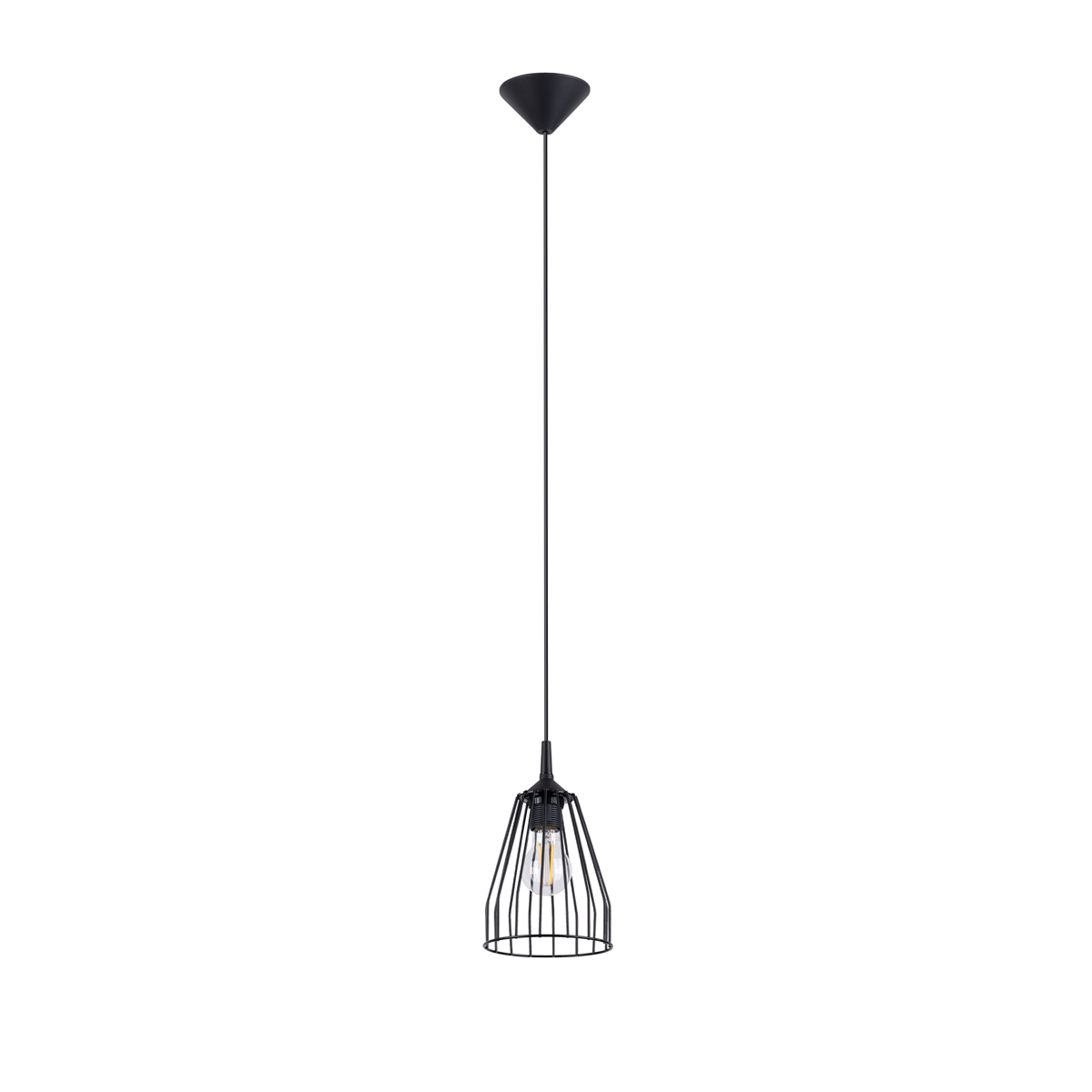 Lampa wisząca LEYO czarny 1xE27