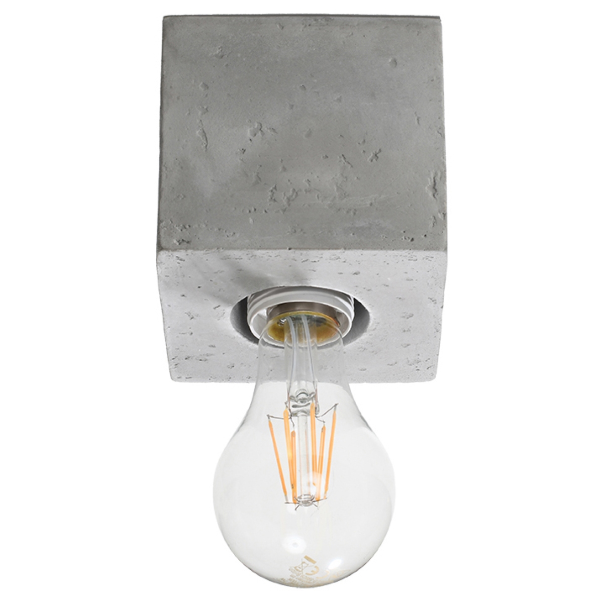 Lampa sufitowa ARIZ beton 1xE27