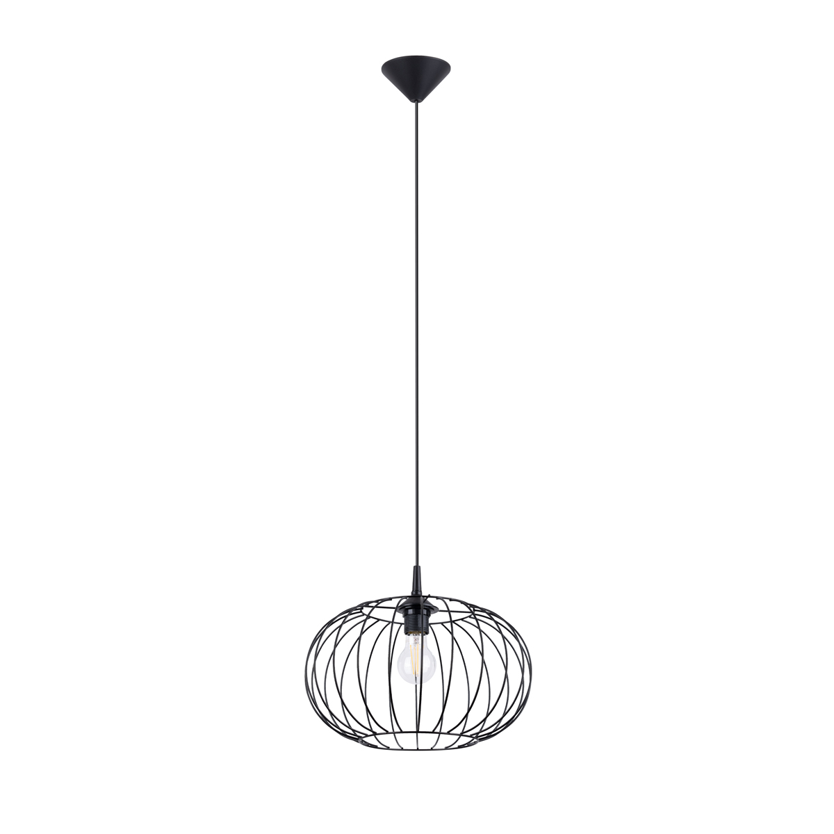 Lampa wisząca TSUNO czarny 1xE27