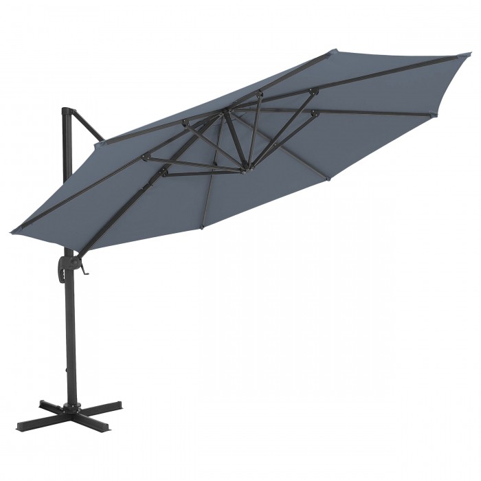 PARASOL OGRODOWY KAZUAR M grafitowy