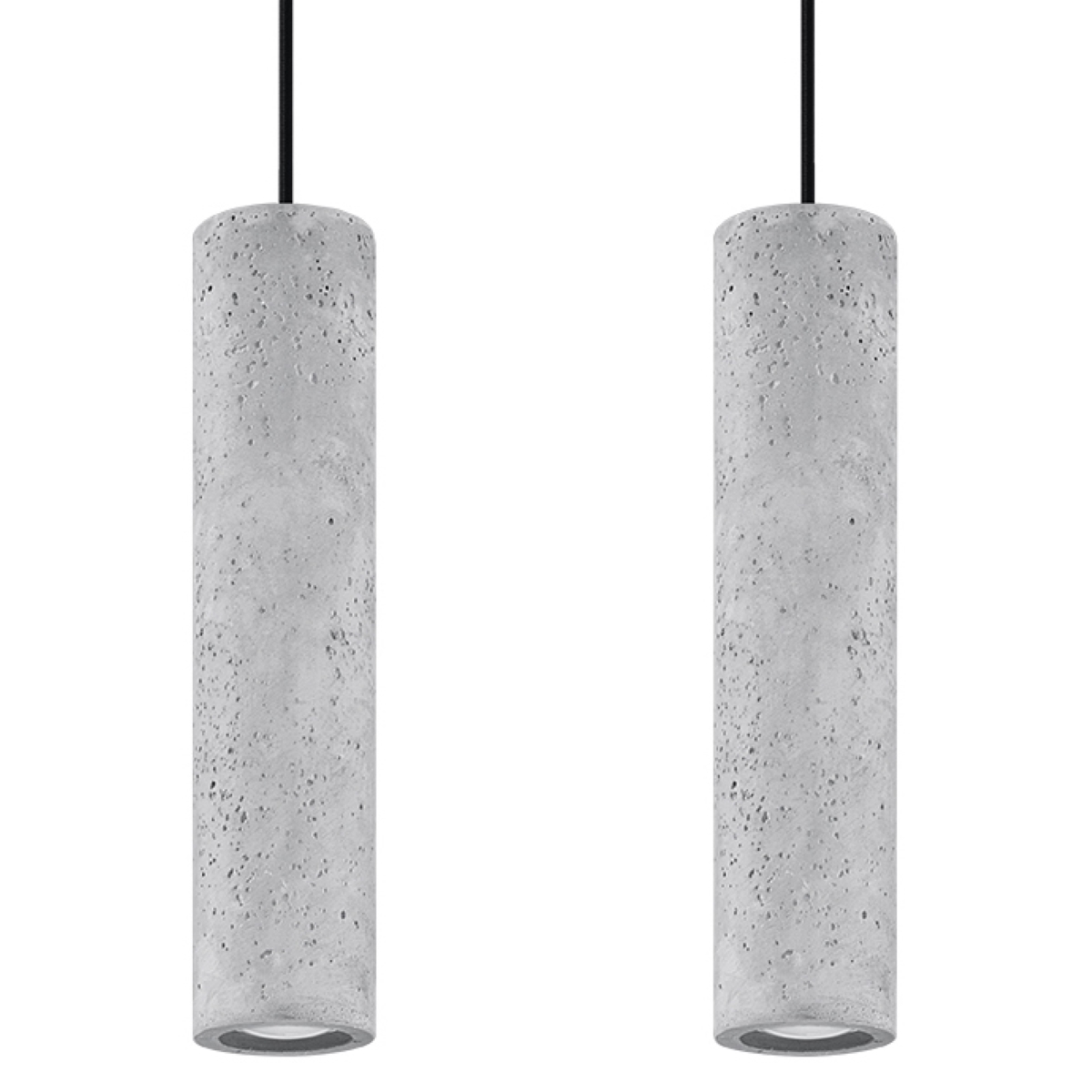 Lampa wisząca LUVO 2 beton 2xGU10