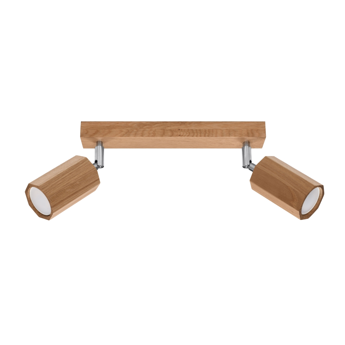 Lampa sufitowa ZEKE 2 dąb 2xGU10