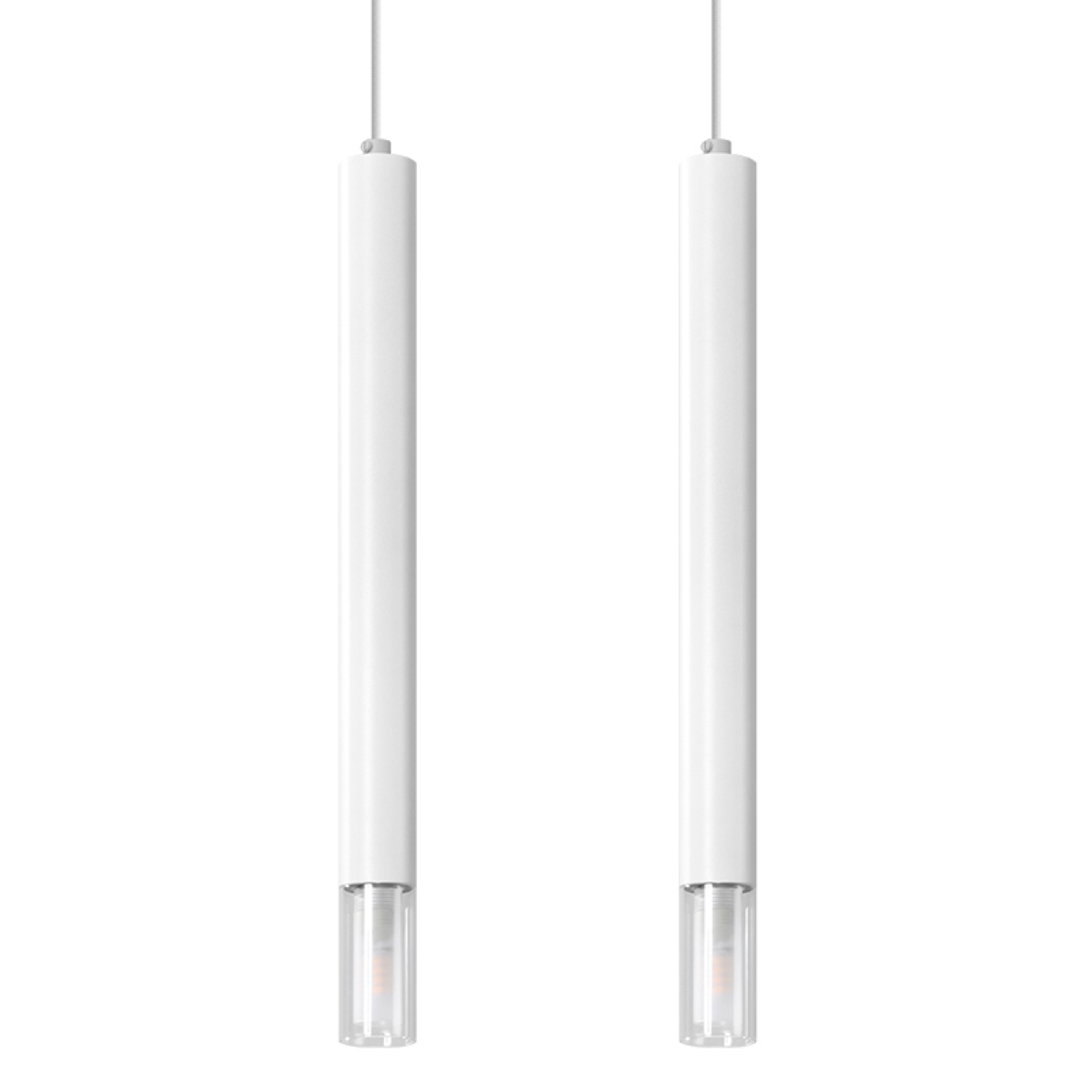 Lampa wisząca WEZYR 2 biała 2xG9