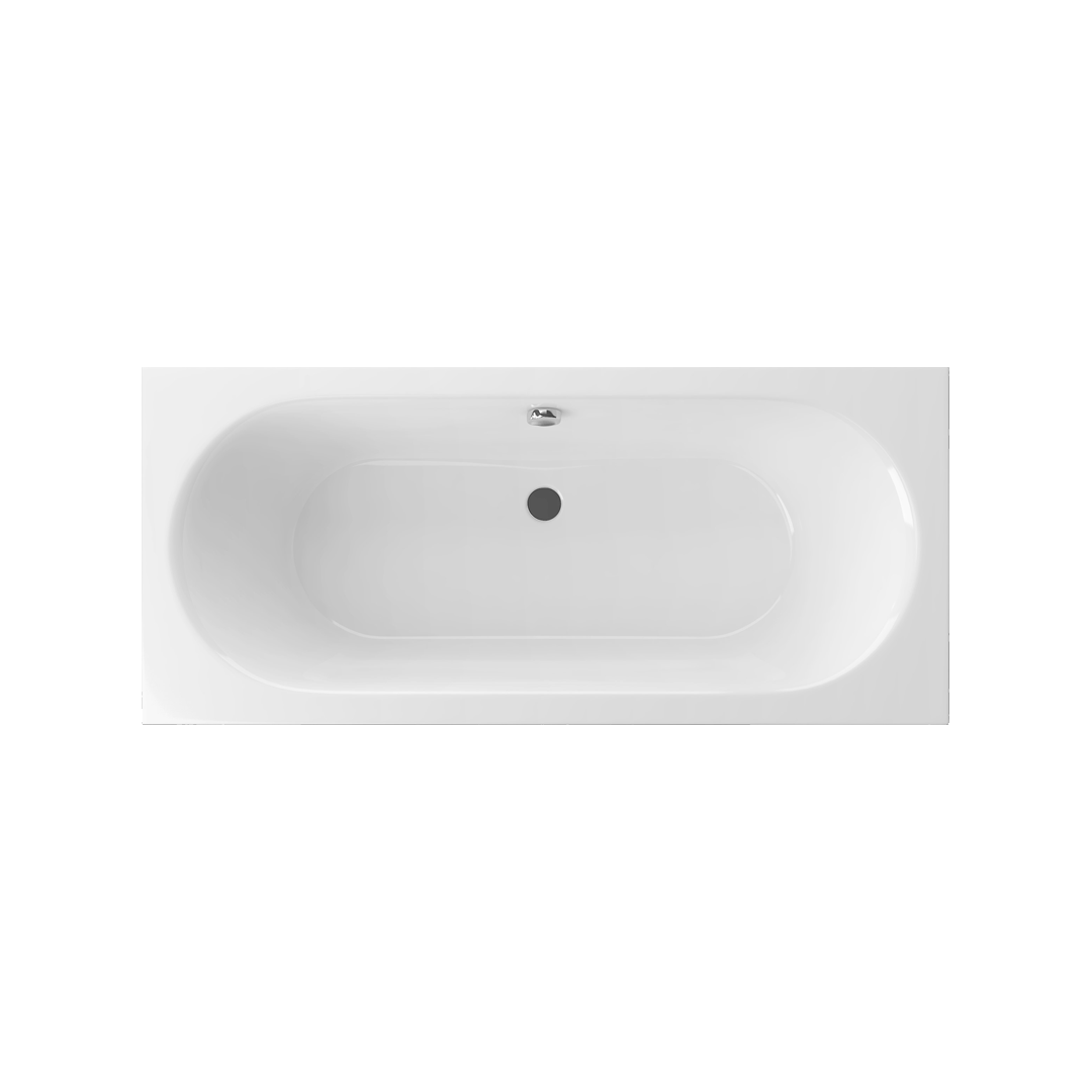 Oceana Slim wanna prostokątna 180X80 cm biały połysk