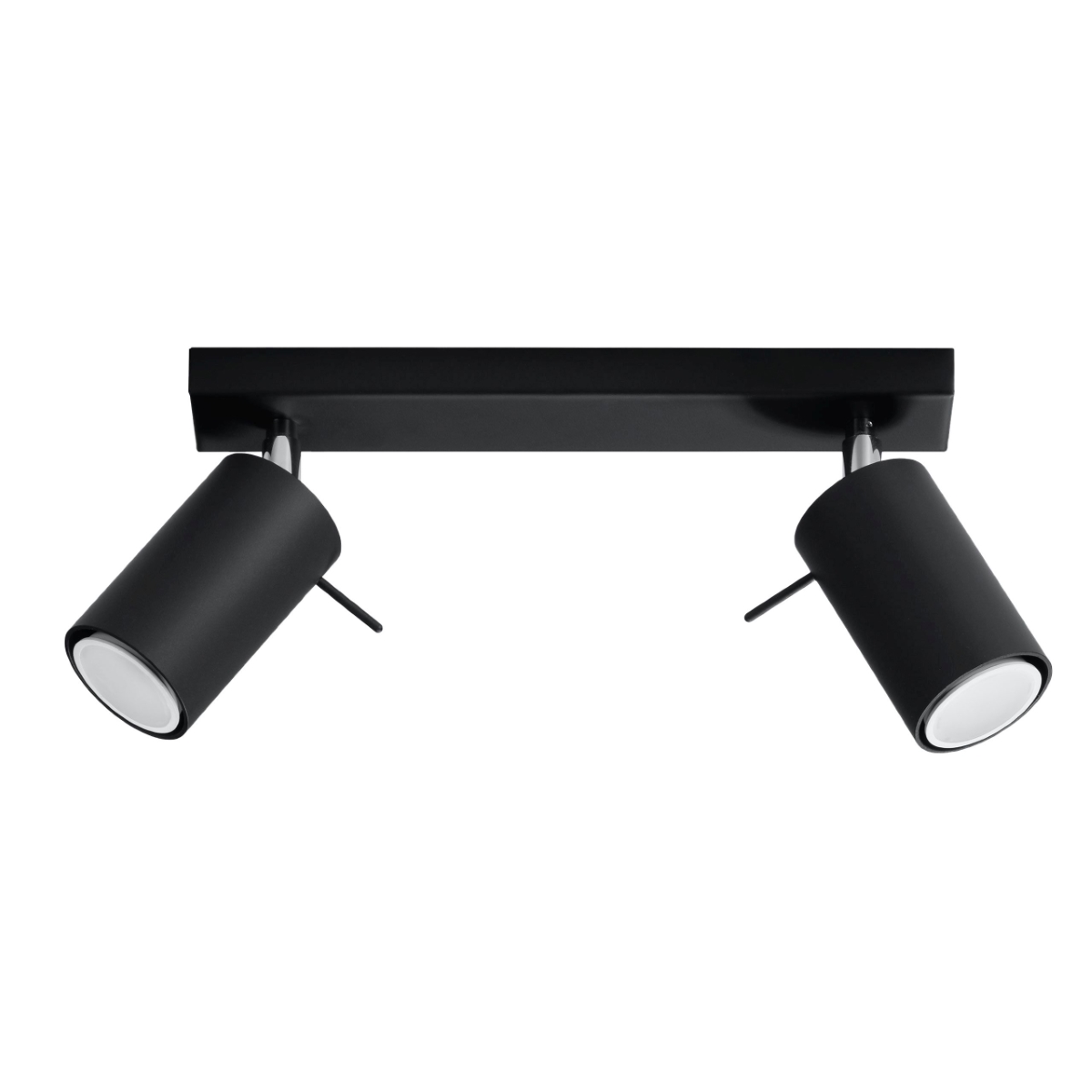 Lampa sufitowa RING 2 czarny 2xGU10