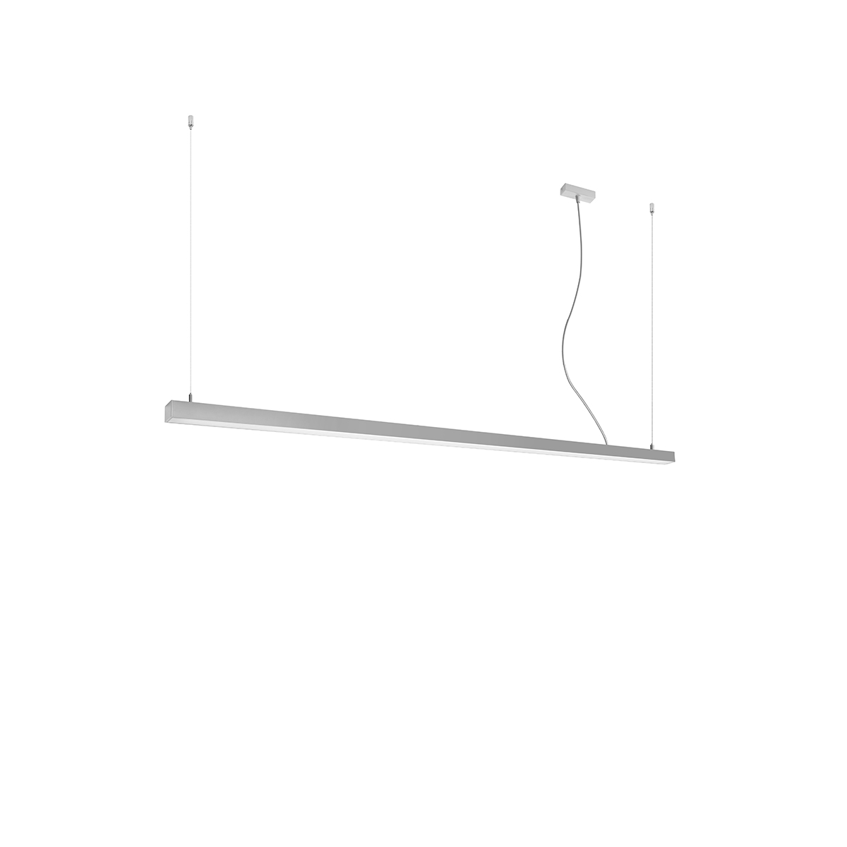 Lampa wisząca PINNE 200 szara 4000K 1xLED