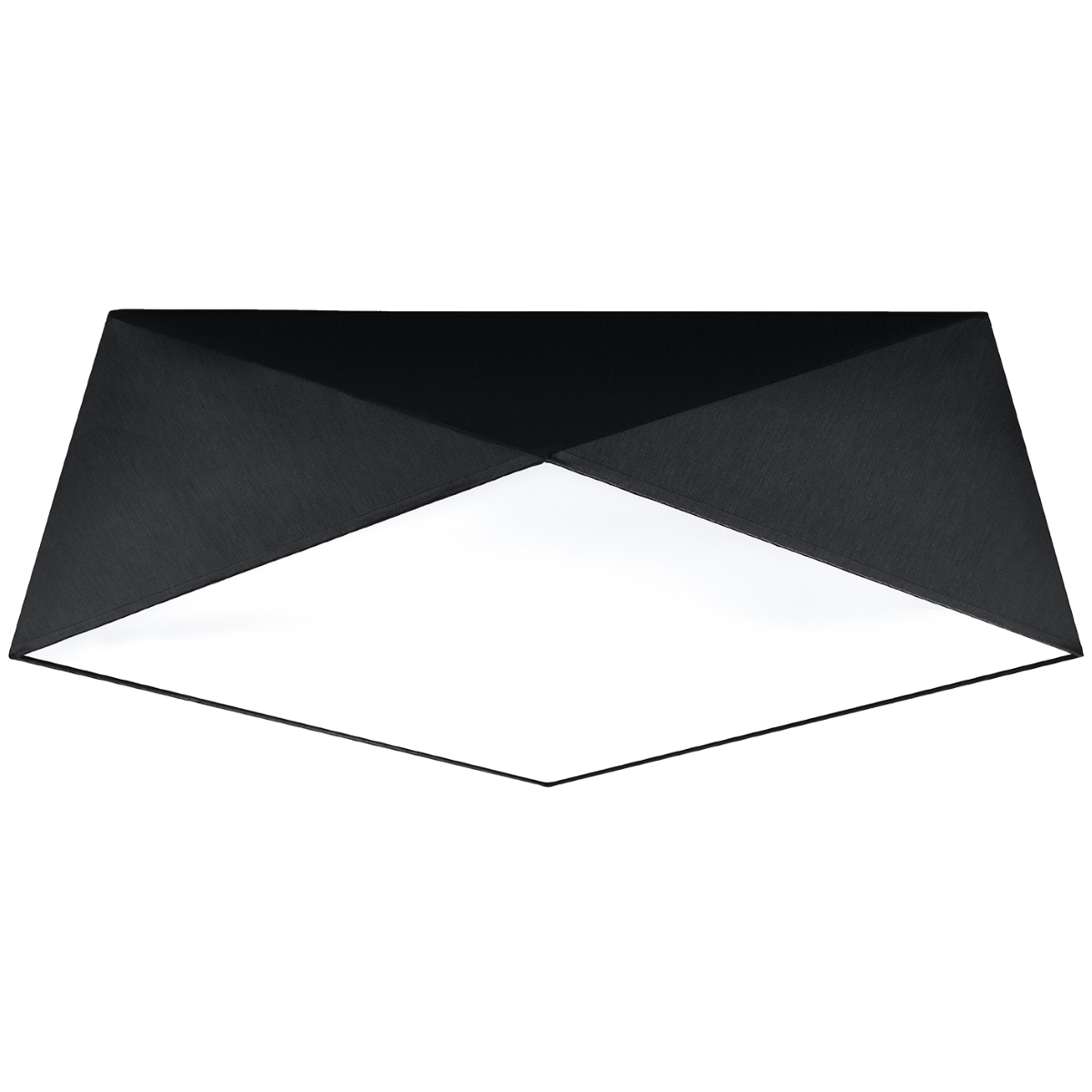 Lampa sufitowa HEXA 45 czarny 3xE27