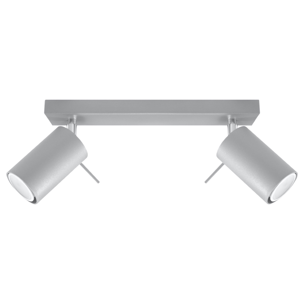 Lampa sufitowa RING 2 szary 2xGU10