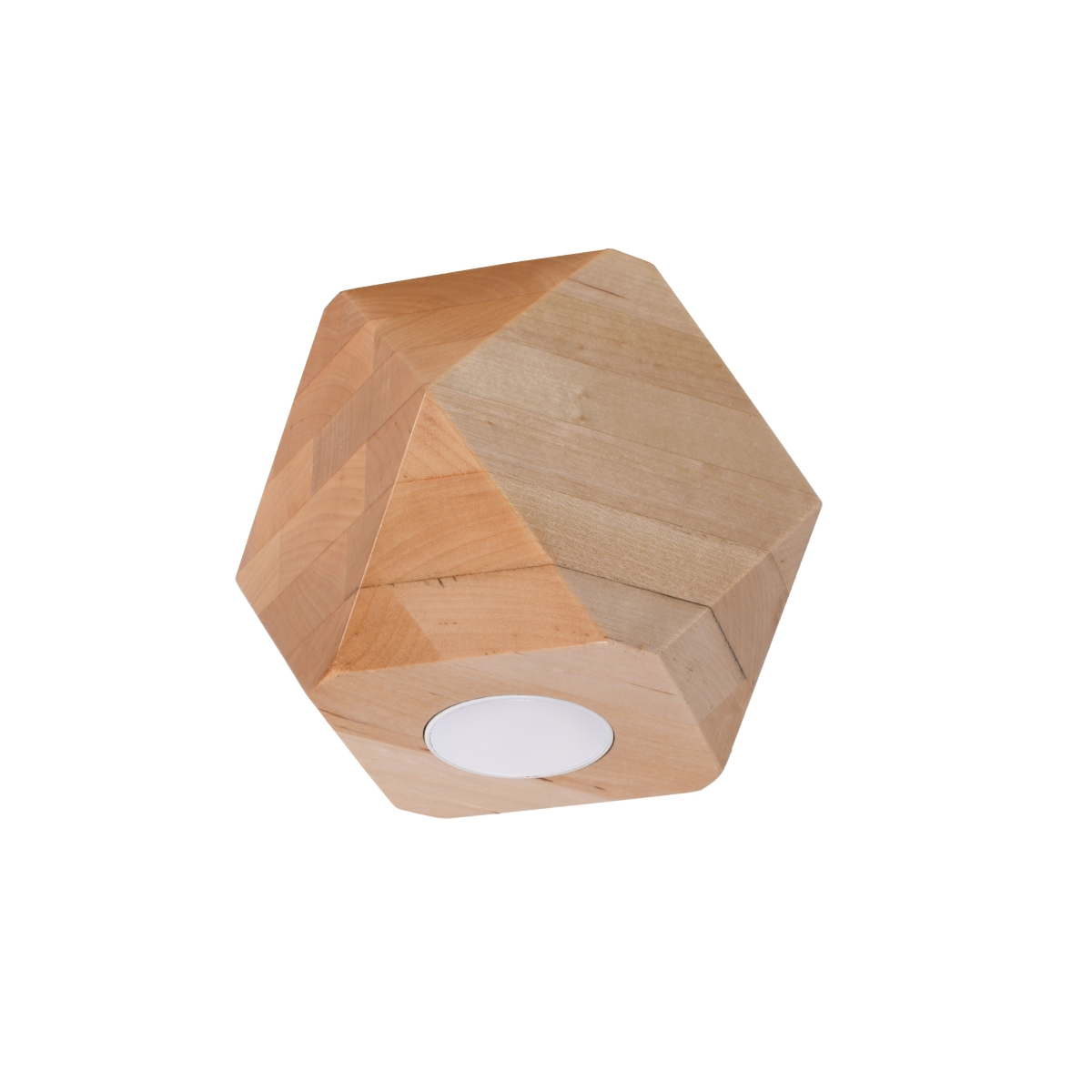 Lampa sufitowa WOODY 1 naturalne drewno 1xGU10