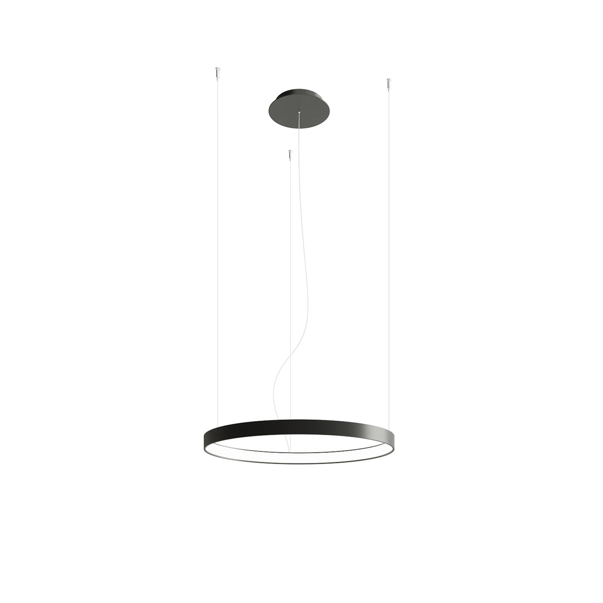 Żyrandol RIO 55 czarny LED 3000K 1xLED