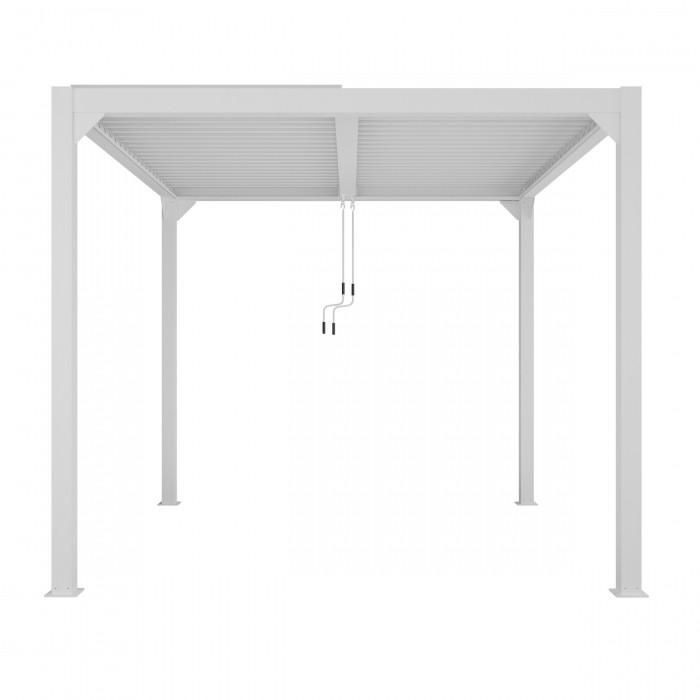 Pergola LUXE 3x3m biała z LED