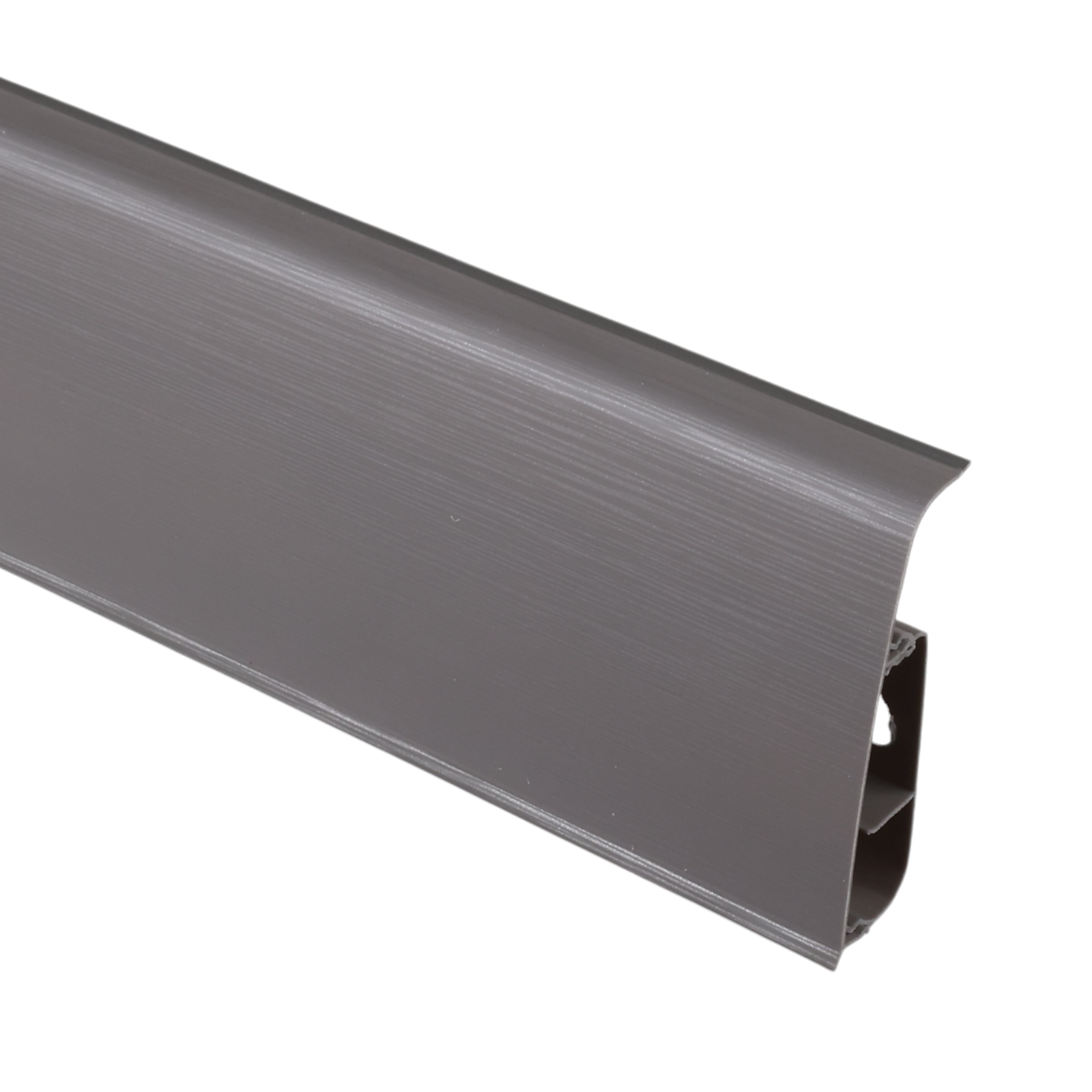 Listwa PCV podłogowa LIMA 72mm/2,5m Aluminium