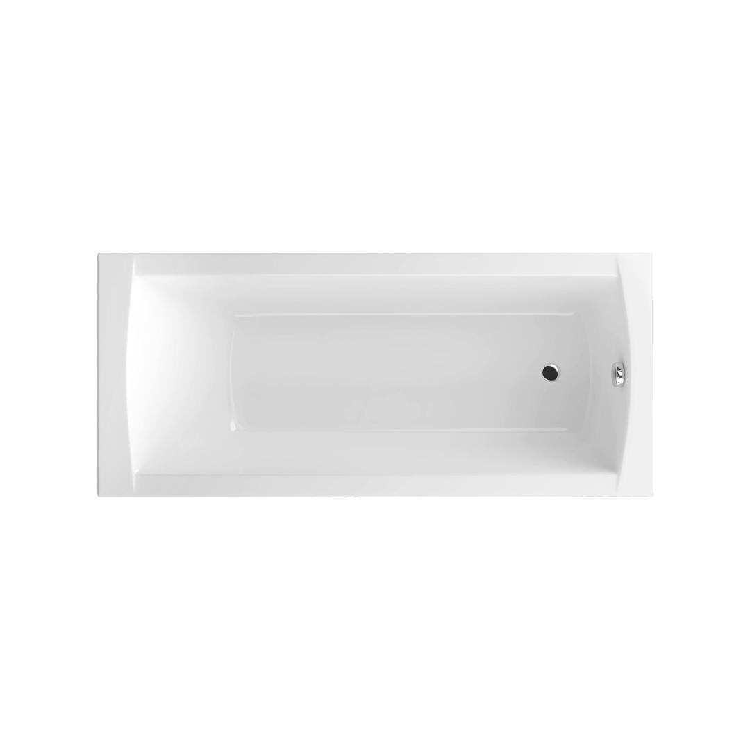 Aquaria wanna prostokątna 150x70 cm, biały połysk
