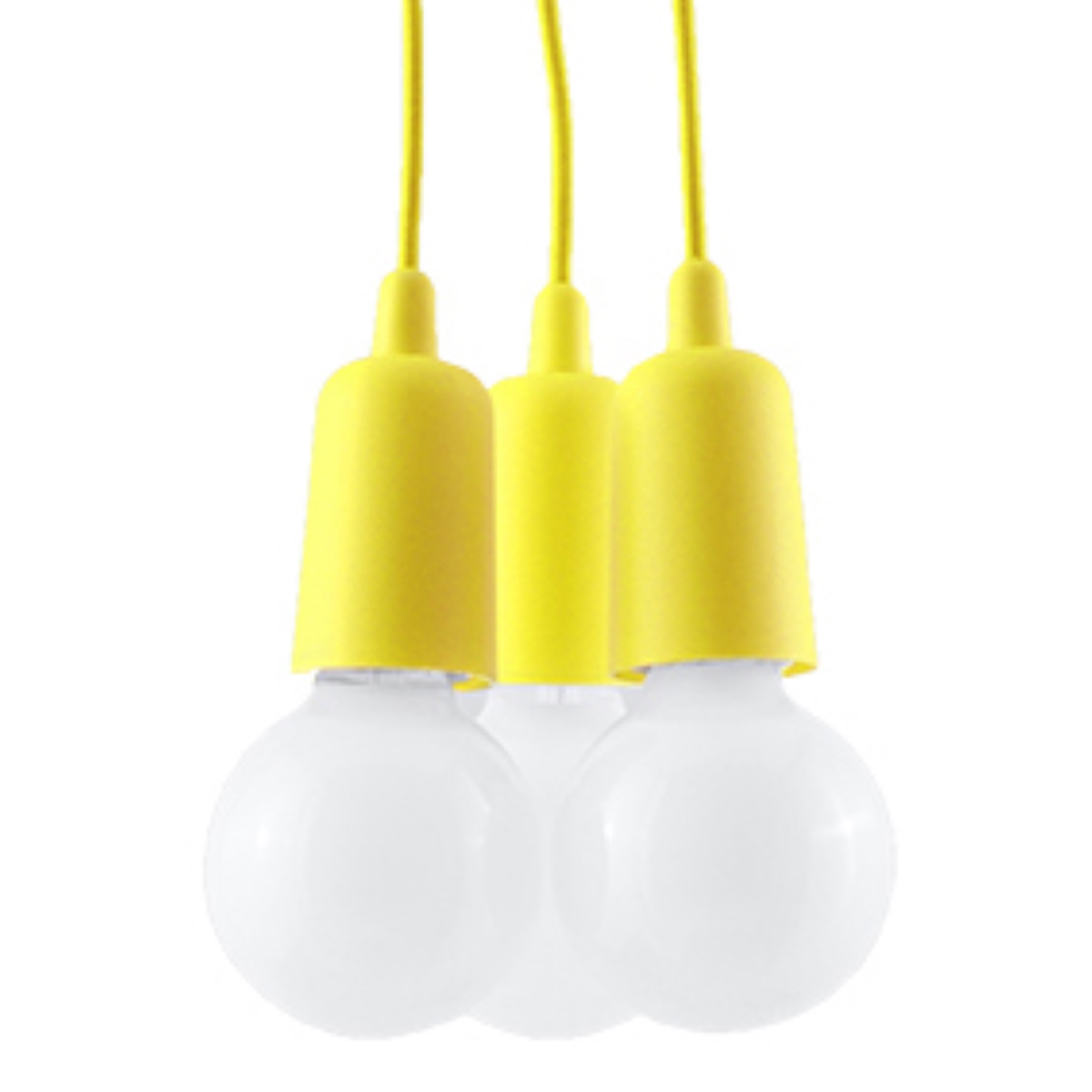 Lampa wisząca DIEGO 3 żółta 3xE27