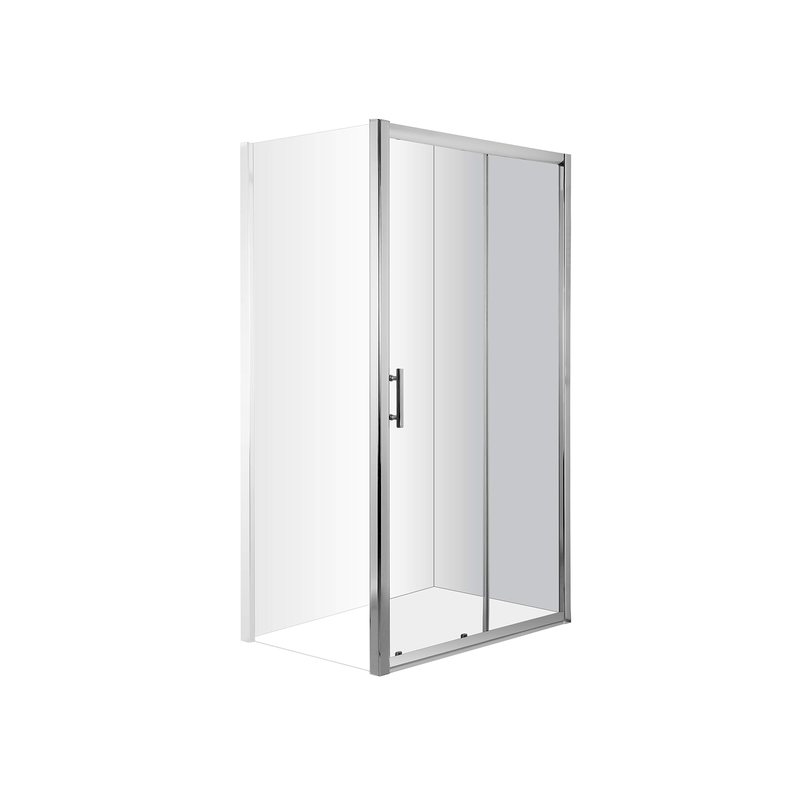 Drzwi prysznicowe wnękowe 110 cm - przesuwne Deante