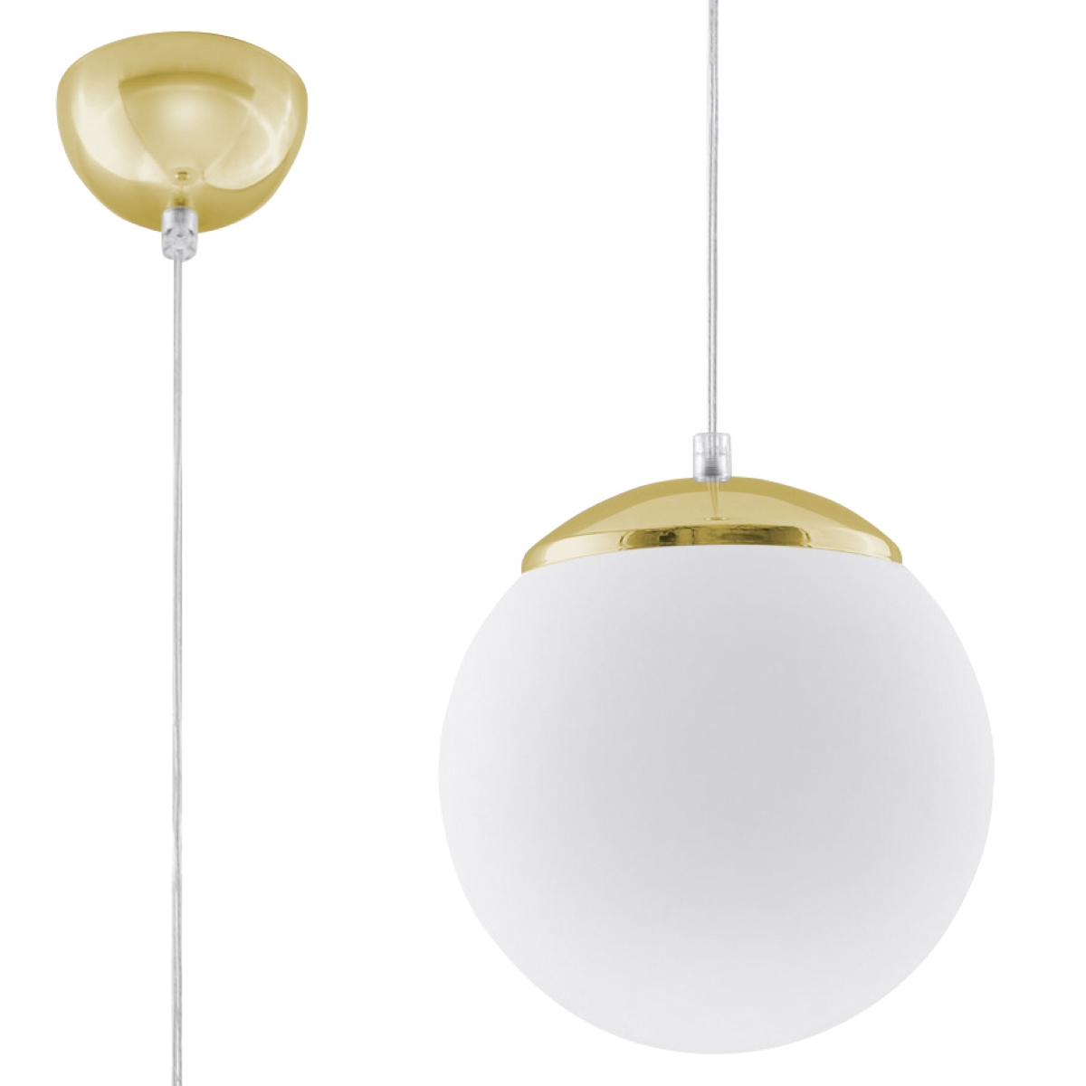 Lampa wisząca UGO 20 złota 1xE27